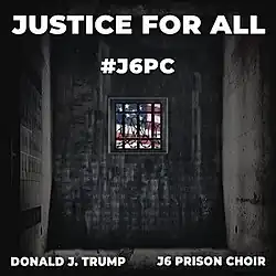 Обложка сингла Дональда Трампа «Justice for All» (2023)