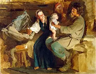 «Родительская радость», (ранее 1910) — Калужский областной художественный музей