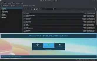 Скриншот программы K3b