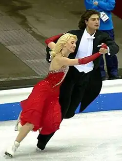 Виталий Новиков и Светлана Куликова на чемпионате Европы по фигурному катанию 2005