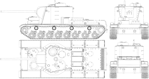 Чертёж проекта КВ-5.