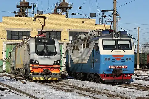 KZ8A-007 и ВЛ40М-1320-2