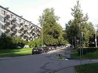 Вид вдоль дома № 4а