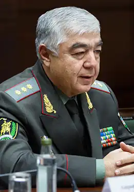 Министр обороны Узбекистана(17.09.2008 — 4.09.2017)генерал-полковник Бердиев К. Р.