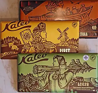 Шоколад «Большой Тылль», «Пирет» и «Лейгер»