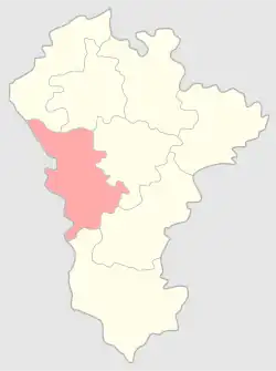 Калишский уезд на карте