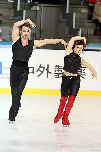 Максим Сподырев и Наталья Калишекна Гран-при Франции 2019 года