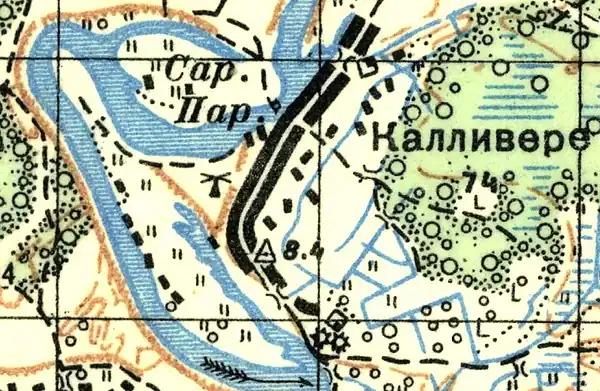 План деревни Калливере. 1926 год
