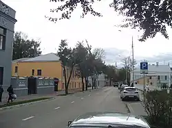 вид улицы от угла Старичкова переулка на юг.