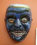 Деревянная маска демона слепоты Кана-Санни-Якка с Шри-Ланки, XIX - XX века.