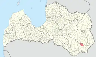 Капинская волость (до 1949 года) на карте