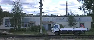 Касса станции — единственное место, где написано название в период ремонта