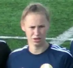 Карина Ольховик в форме РГУОР (2018)