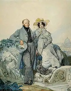 Портрет Г. Н. и В. А. Олениных, 1827