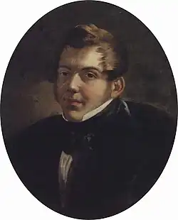 Портрет Лопыревского кисти К. Брюллова (1836)