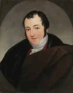 Портрет кисти неизвестного художника. Италия, 1840 год.