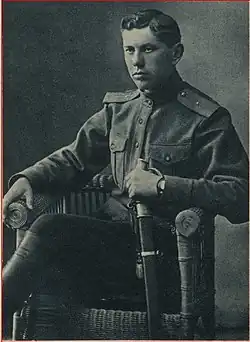 Карлис Праулс во время службы в РИА