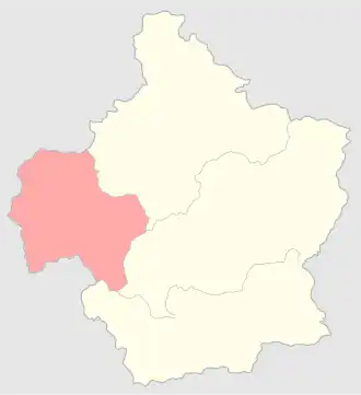 Ольтинский округ на карте