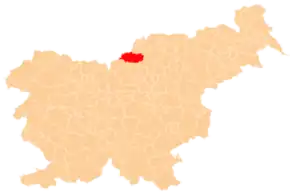 Чрна-на-Корошкем на карте