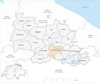 Крадольф-Шёненберг на карте