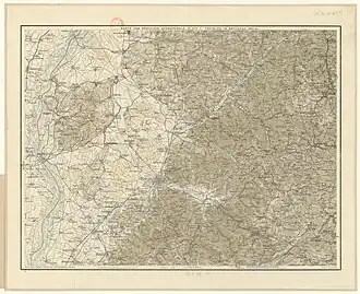 Карта театра военных действий