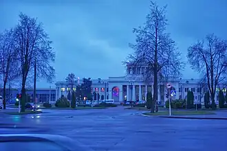 Вид на здание аэровокзала