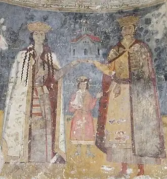 Кация Чиковани с супругой и младшим сыном Иессе