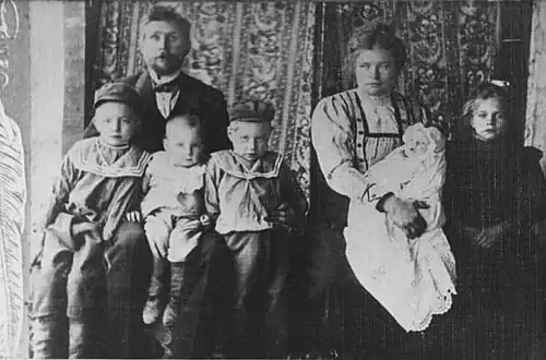 Семья кавказских эстонцев, 1910&nbsp;год