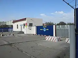 КПП войсковой части № 6655, на которую совершили нападение террористы