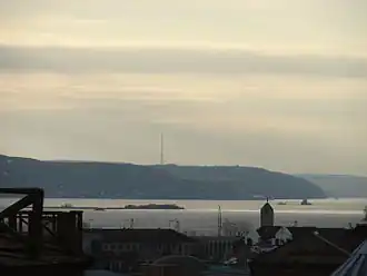 Вид Услонских гор из окон Казанского Университета