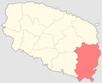 Чистопольский уезд на карте