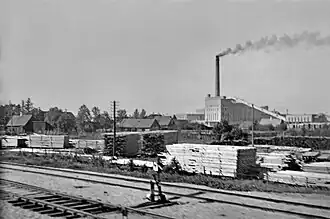 Кехраский целлюлозный завод в 1940 году
