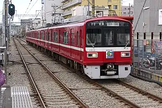 Состав серии 1500 на линии Дайси.