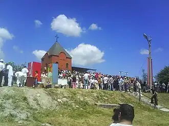 Праздник Хачкара возле церкви Сурб Саргис в Гайкодзоре