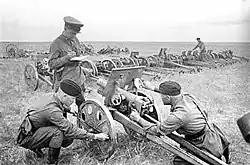 Советские артиллеристы изучают трофейную Тип 92. Халхин-Гол, 9.1939