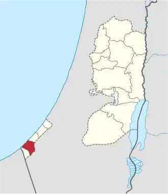 Хан-Юнис на карте