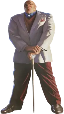 Кингпин на варианте обложки комикса Moon Knight (Vol. 9) #22 (апрель 2023)Художник — Алекс Росс