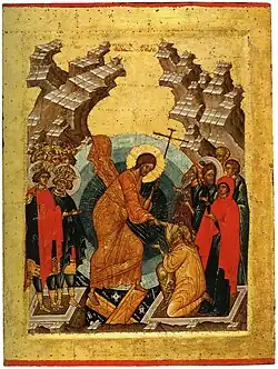 «Воскресение Христа».Икона из Успенского собора Кирилло-Белозерского монастыря