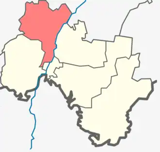 Глажевское сельское поселение на карте