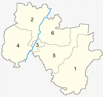 Киришский район на карте