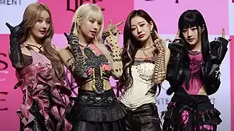 Kiss of Life в 2024 году 
Слева направо: Бэлль, Нэтти, Джули и Ханыль