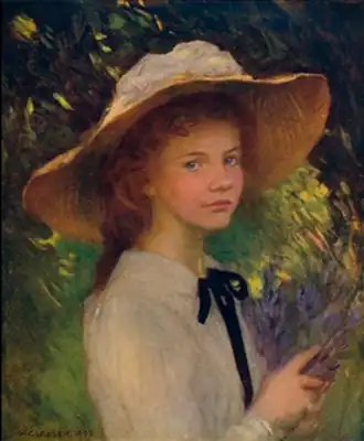 Джордж Клаузен.Китти, 1902