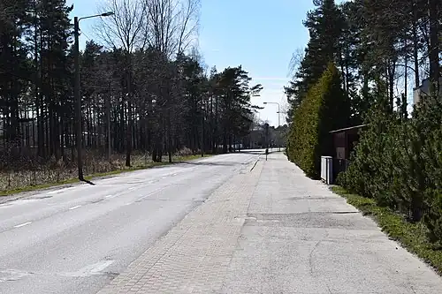 Конечный отрезок улицы