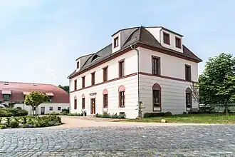 Одно из зданий монастыря Нимбшен