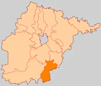 Княщинское сельское поселение на карте