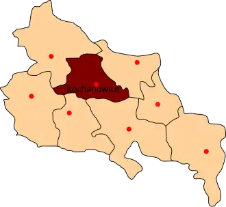 Кохановице на карте