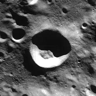 Снимок зонда Lunar Reconnaissance Orbiter.