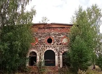 Руины Кончезерского завода