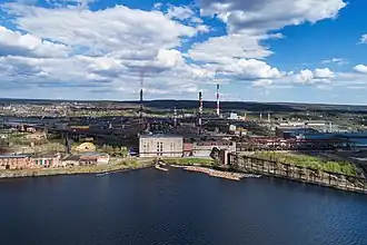 Вид на ЦБК (2017 год)