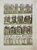 Процессия францисканцев, доминиканцев и др. монахов (1464)